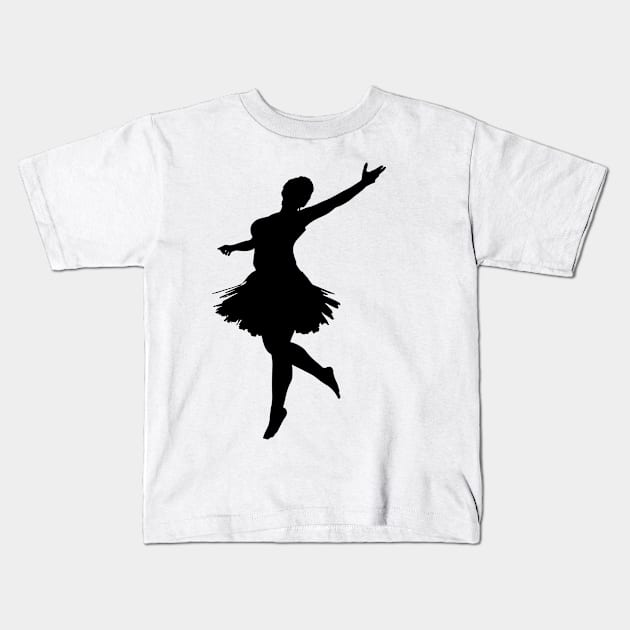 dancer Kids T-Shirt by Mdath